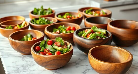 top wooden salad bowls