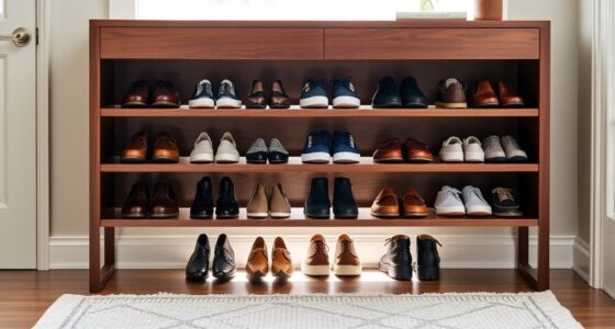top wooden shoe racks