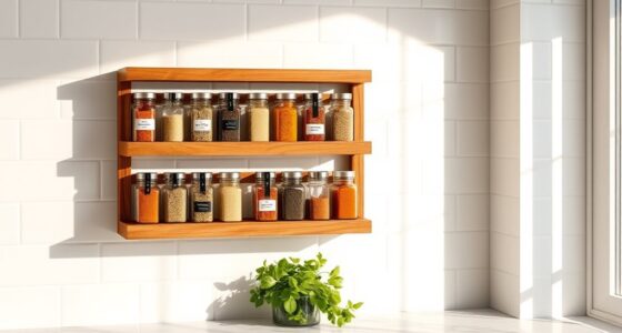 top wooden spice racks