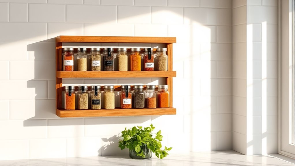 top wooden spice racks