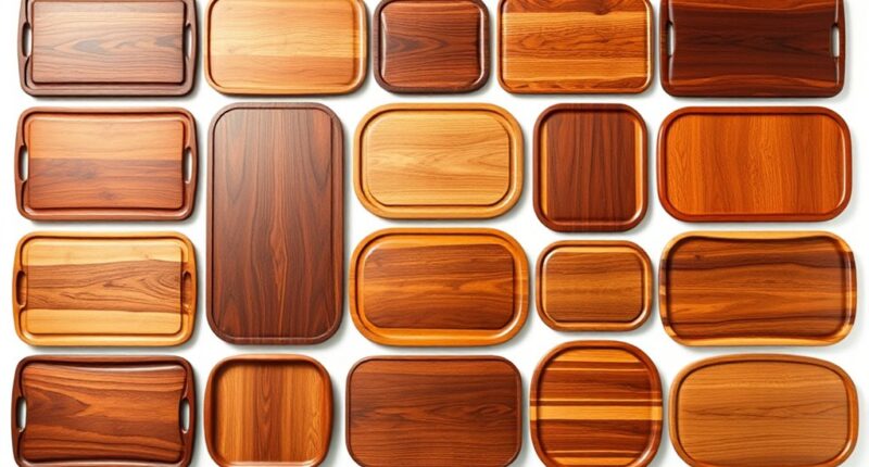 top wooden tray picks