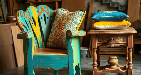 transforming old furniture creatively