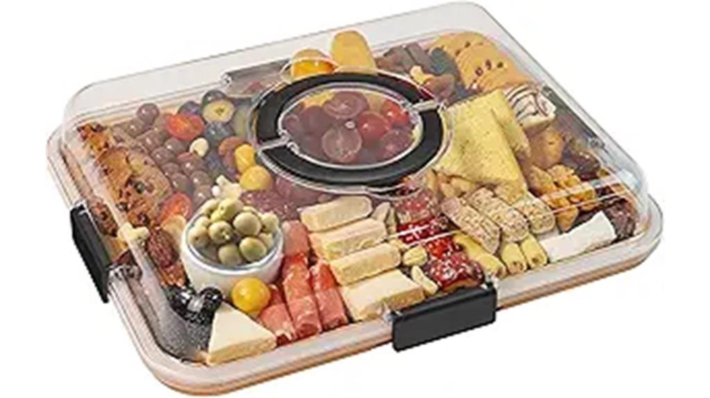 travel friendly cheese platter