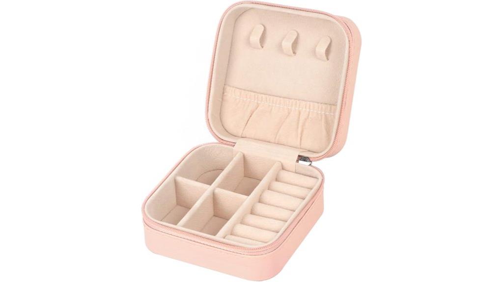 travel jewelry organizer case