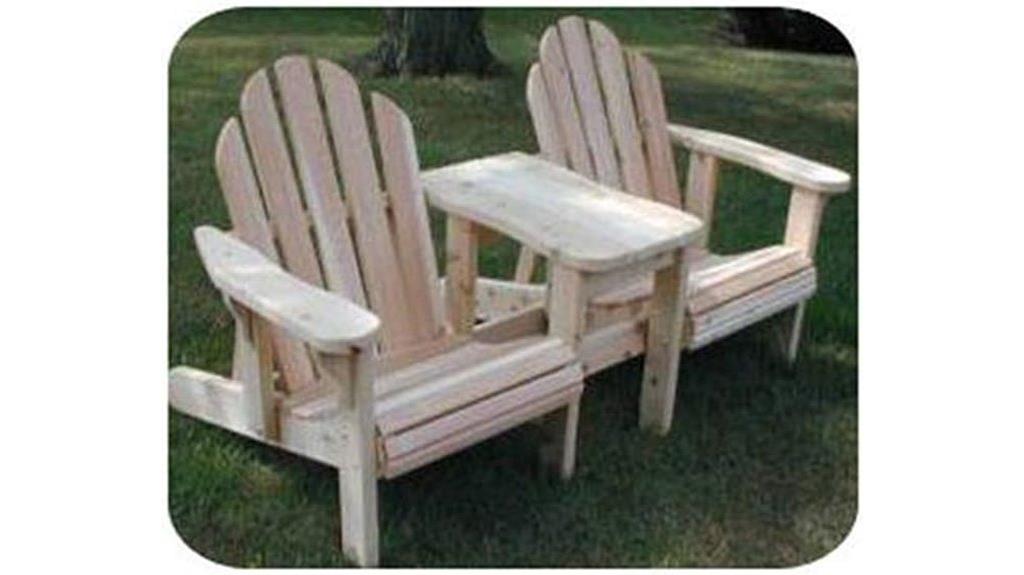 twin adjustable adirondack chair