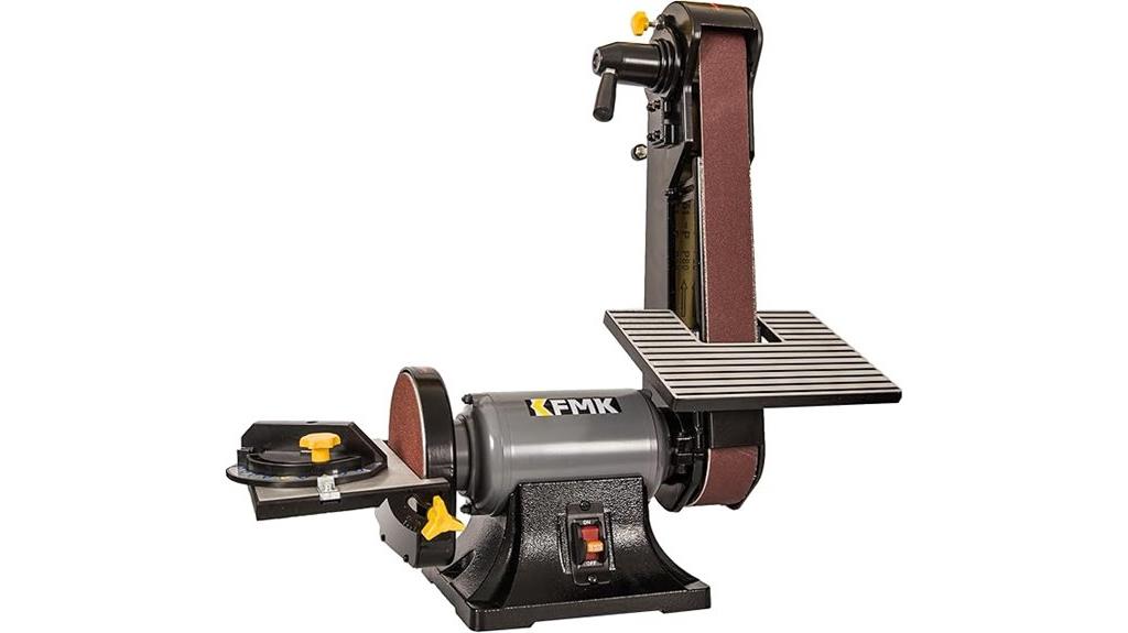 two belt and disc sanding