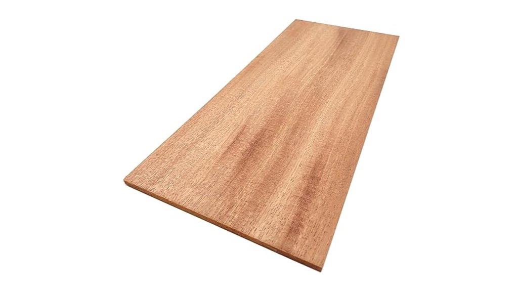 two mahogany planks