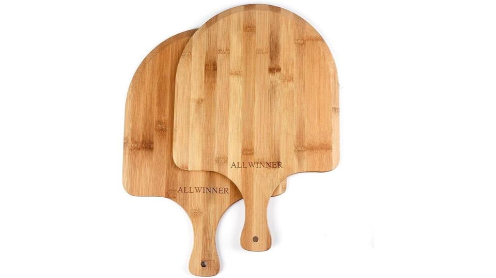 two pack 12 inch bamboo pizzas
