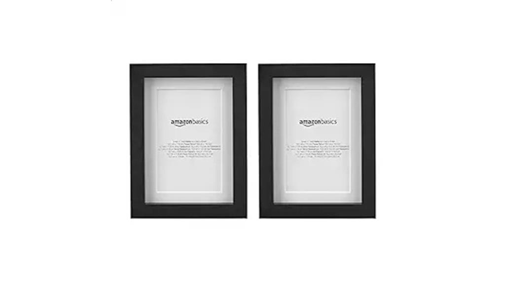 two pack 5x7 frames