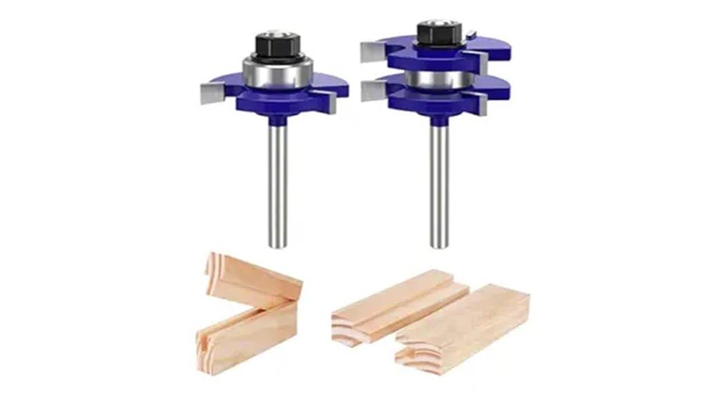two piece groove router set