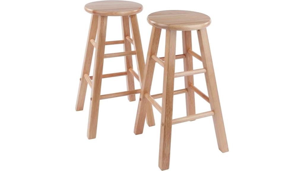 two stool 24 inch set