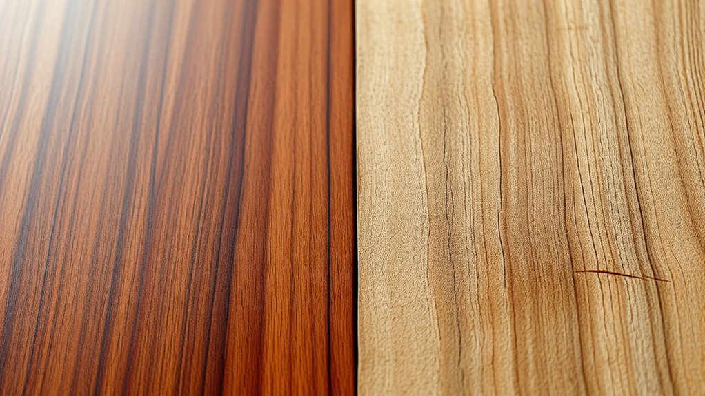 types of wood comparison