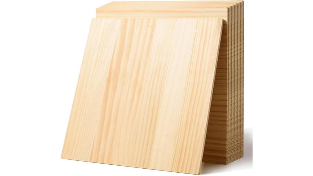 unfinished wood sheets pack