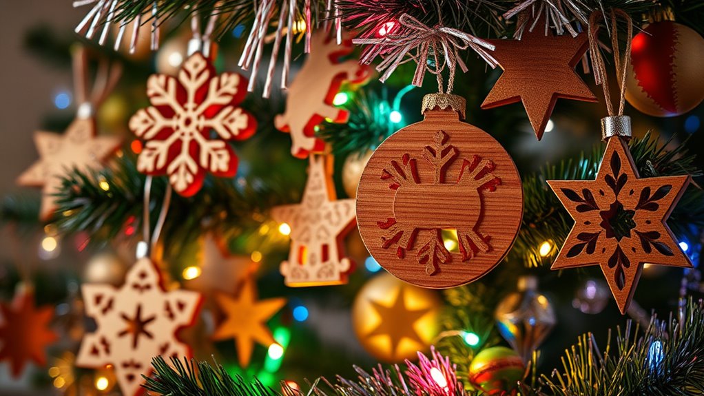 unique wooden christmas decorations