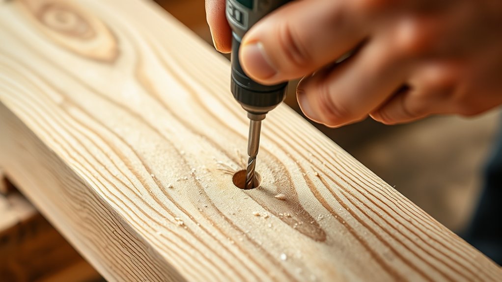 use correct drill bit size