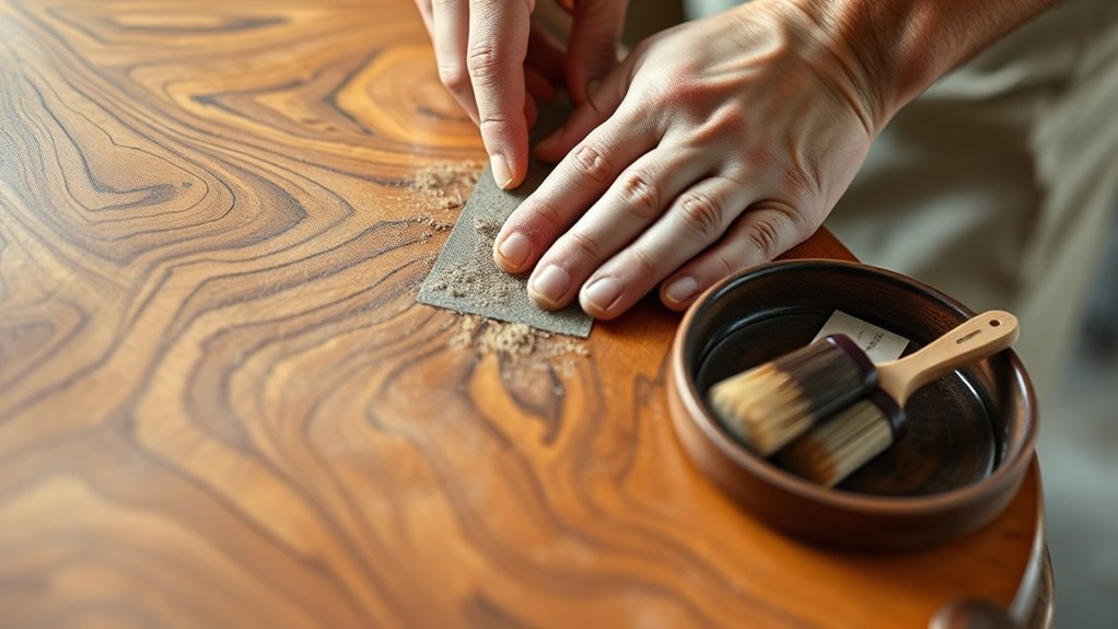veneer wood refinishing tips
