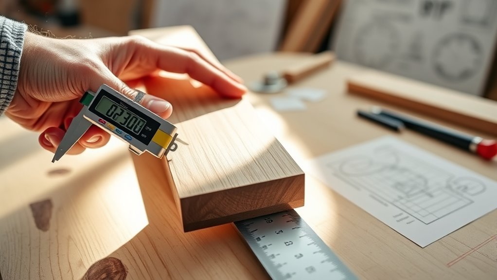 verify wood dimensions carefully