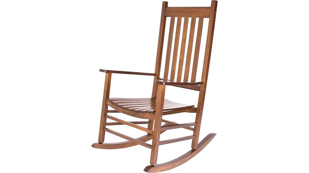 vermont oak porch rocker