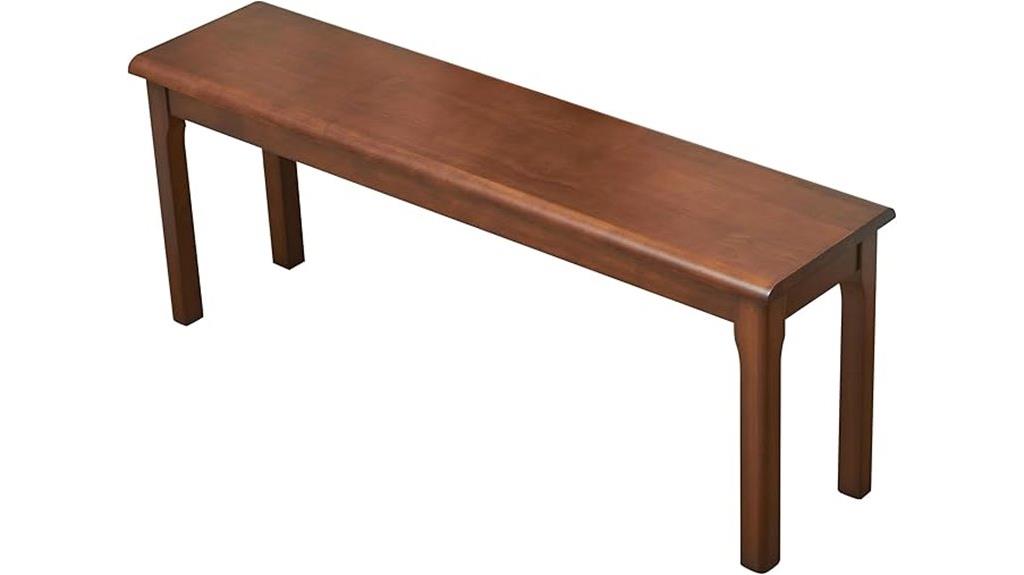 versatile wooden bench seating