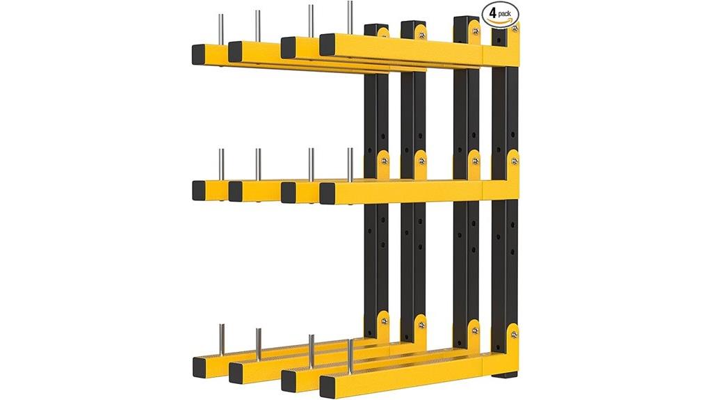 wall mount lumber storage