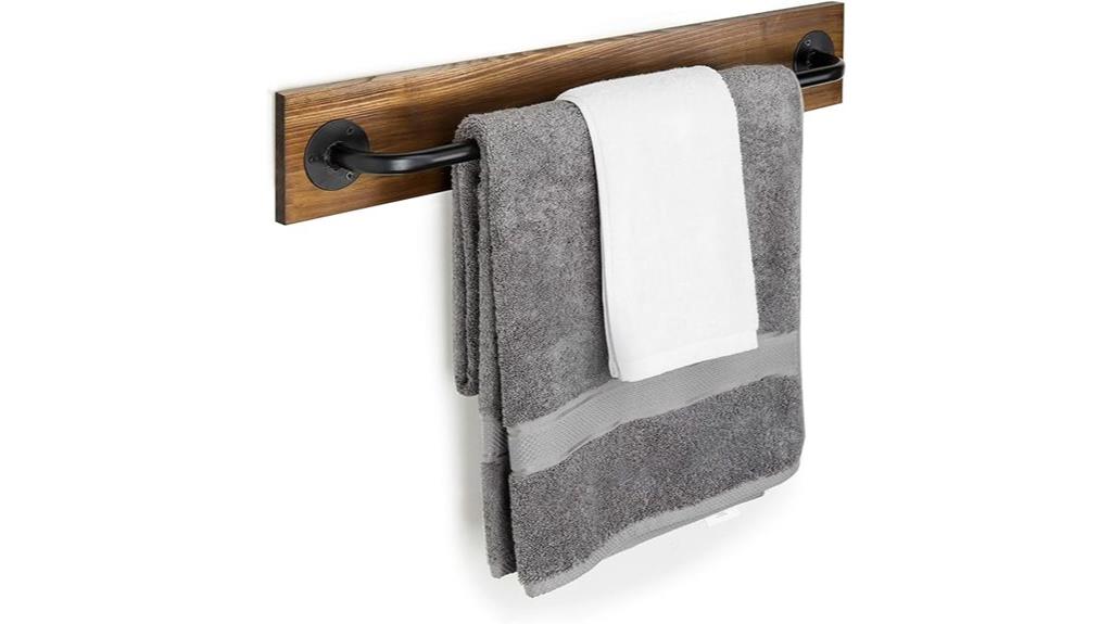wall mounted 28 inch towel rack