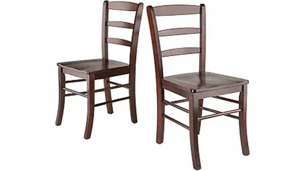 walnut benjamin seating footrest