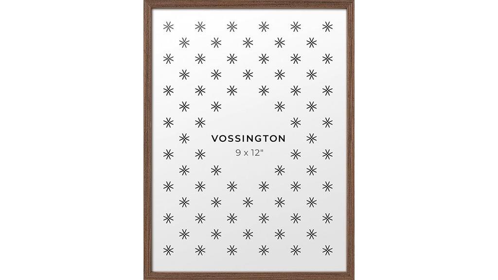 walnut frame 9x12
