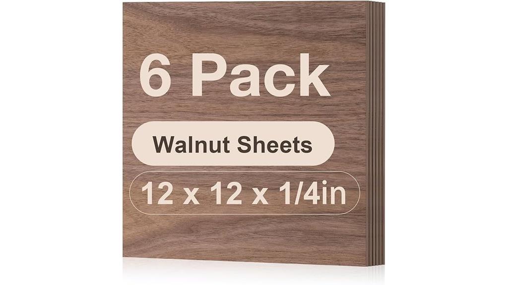 walnut plywood laser sheets