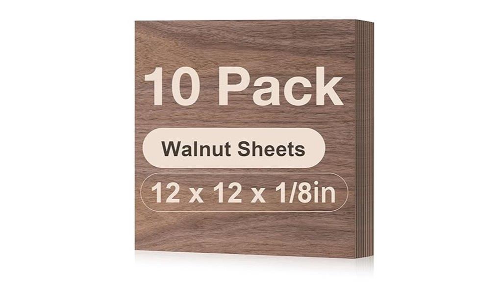 walnut plywood laser sheets