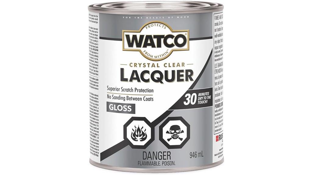 watco lacquer clear finish