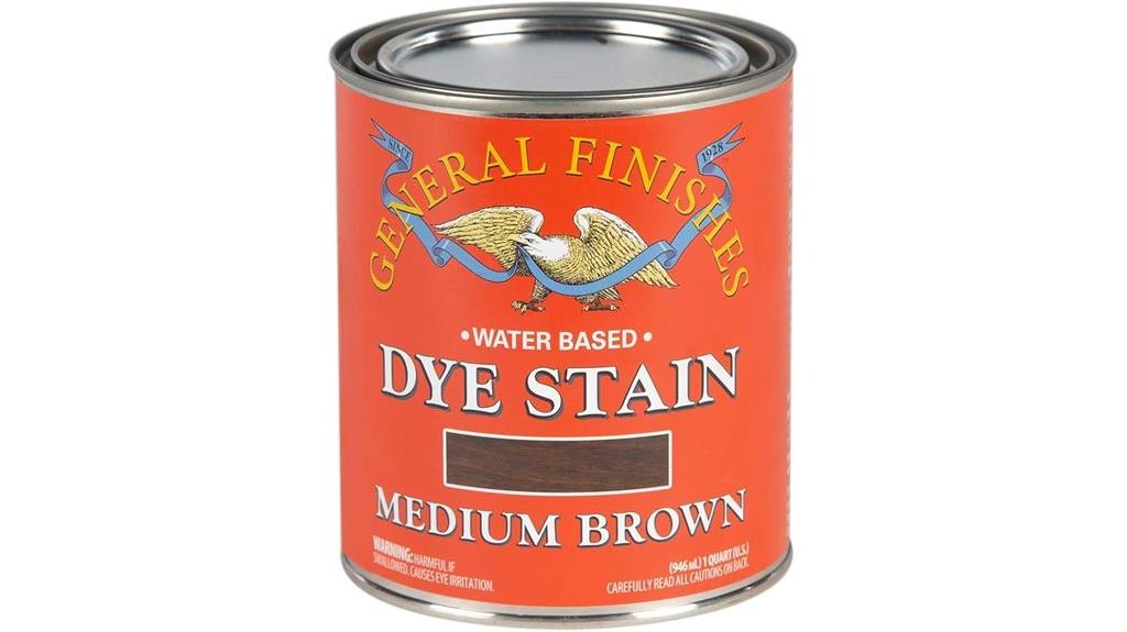 water based dye medium brown