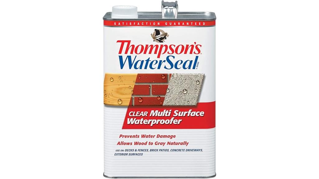 waterproof stain clear gallon