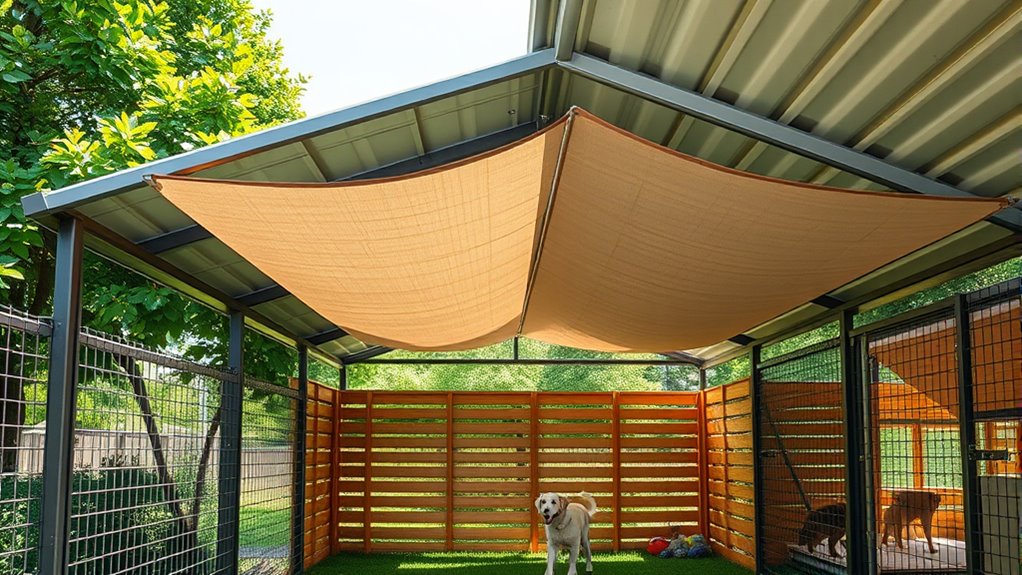weatherproof roofing and shade