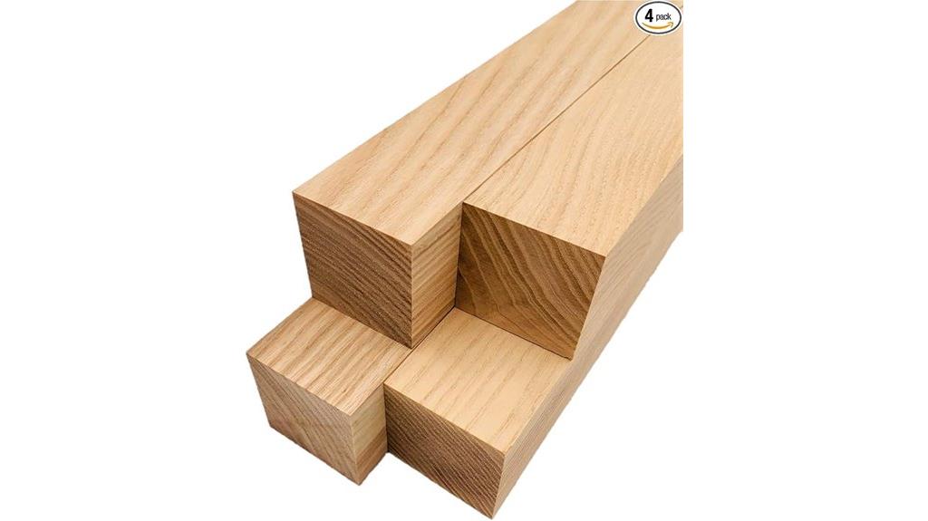 white ash turning blanks