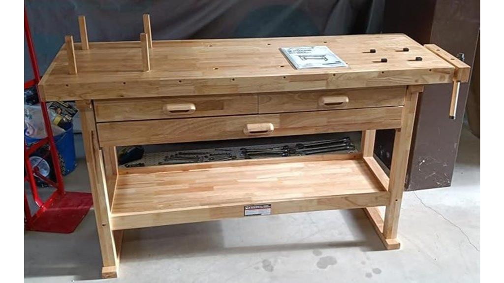windsor workbench with drawers