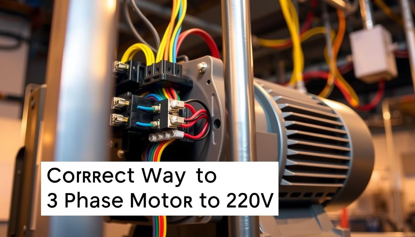 Connect 3 Phase Motor to 220V: Safe Practices