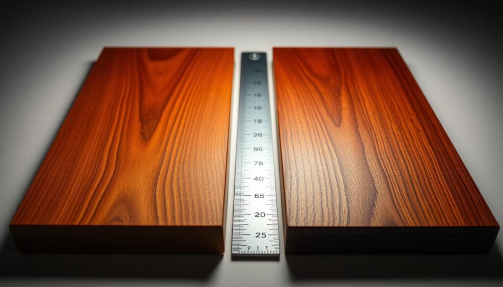 wood hardness comparison between cherry and mahogany