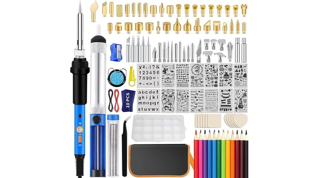 wood burning kit set