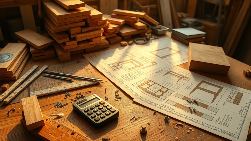 wood material cost estimation