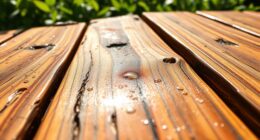 wood moisture and uv protection