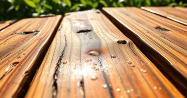 wood moisture and uv protection