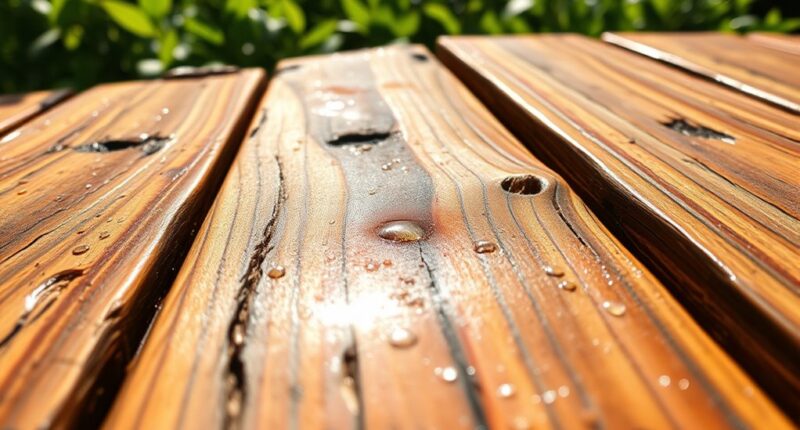 wood moisture and uv protection