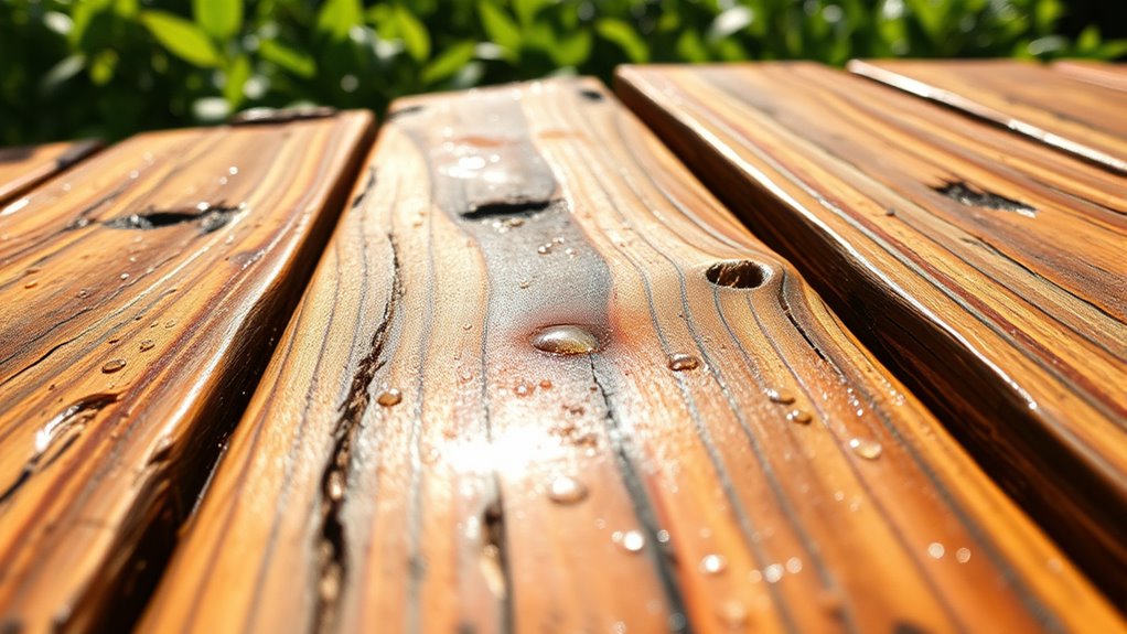 wood moisture and uv protection