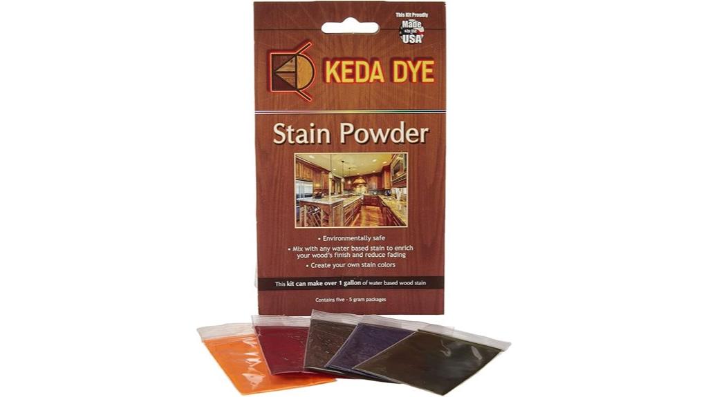wood staining powder kit