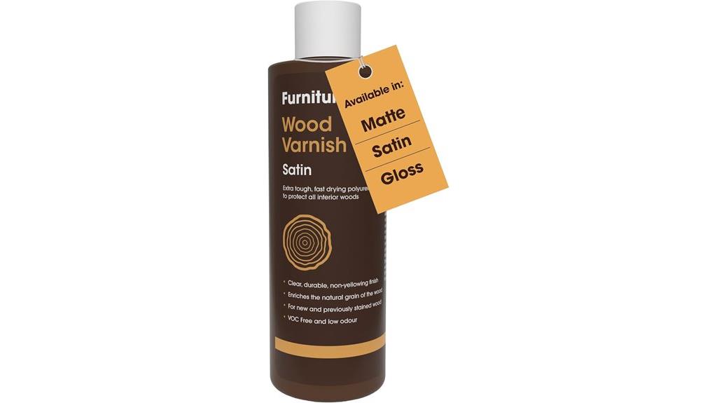 wood varnish satin finish