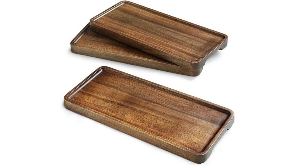 wooden 3 piece charcuterie set