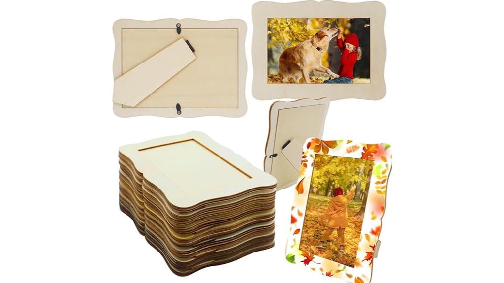 wooden 4x6 photo frames