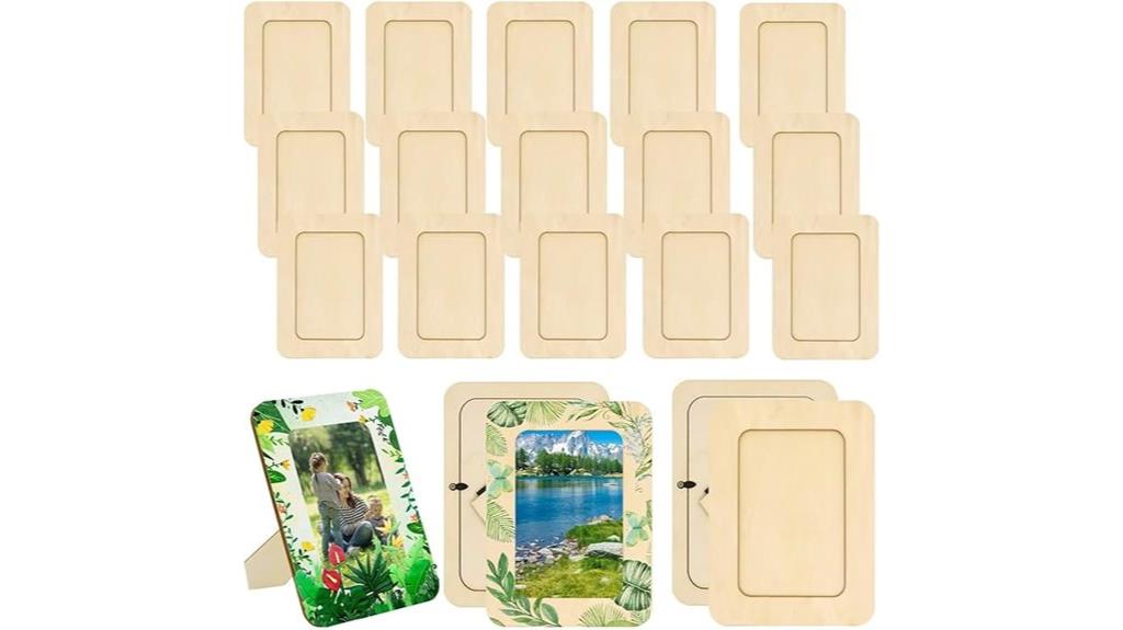 wooden 4x6 picture frames