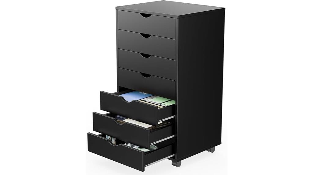wooden 7 drawer storage cabinets