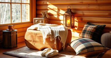 wooden accessories for winter